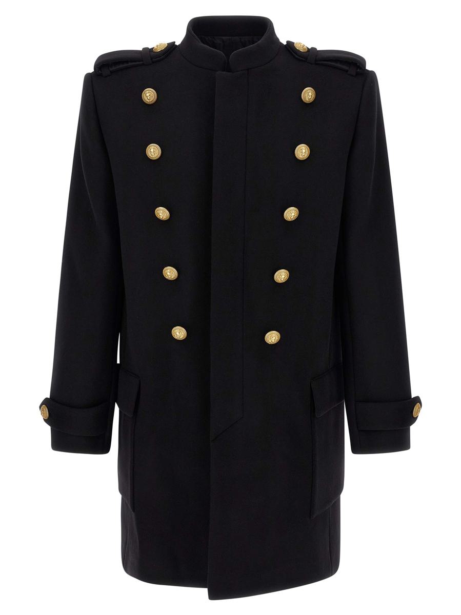 Balmain Abnehmbarer Plastronmantel