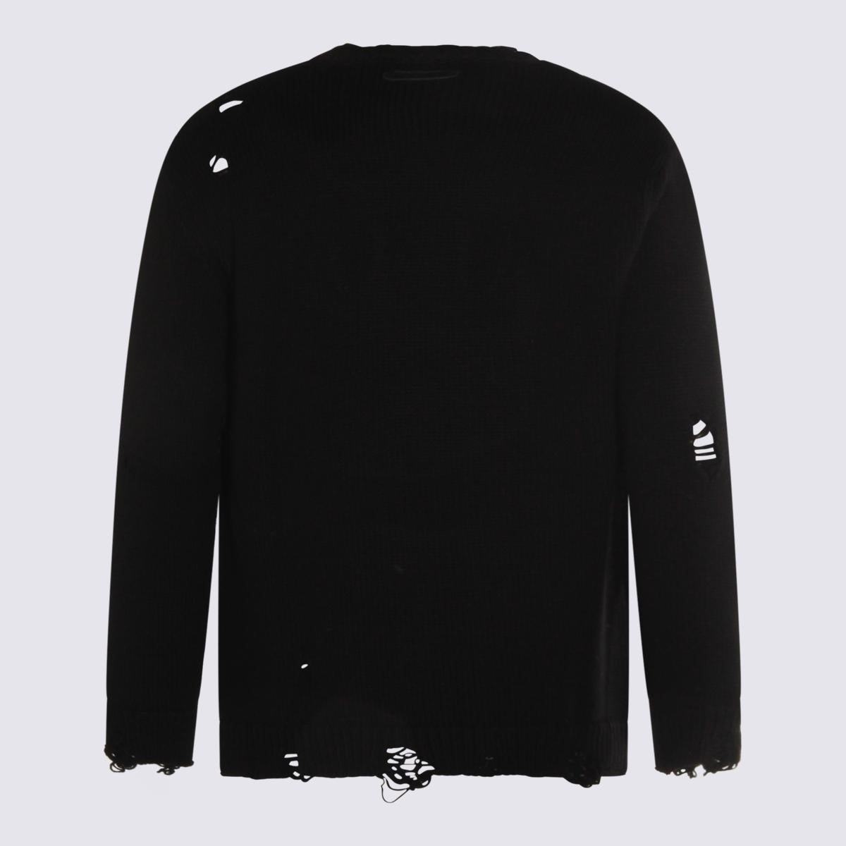 Moschino Schwarzer Wollstrick