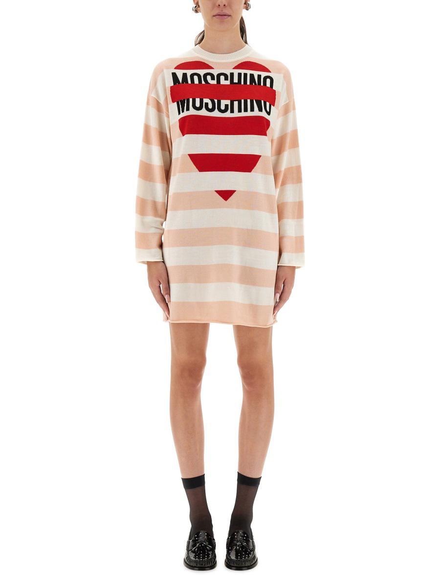 Moschino Jeans Minikleid aus Wolle