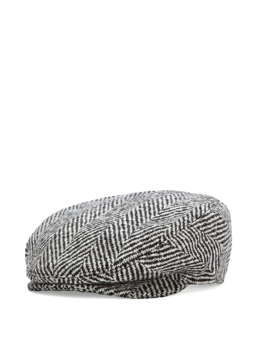 Dolce & Gabbana Shetland Chevron Schiebermütze Zubehör