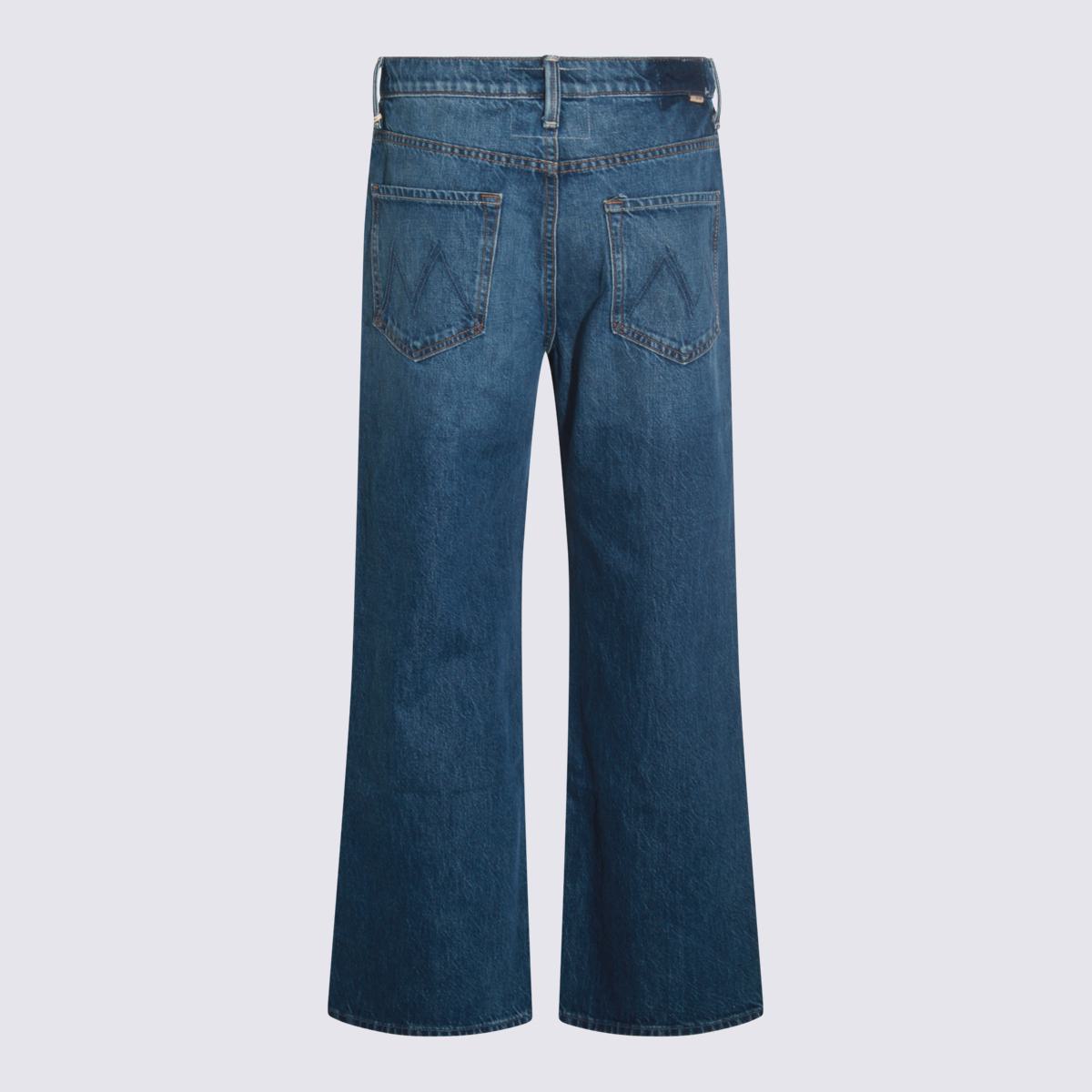 Blaue Baumwoll-Denim-Jeans von Mother