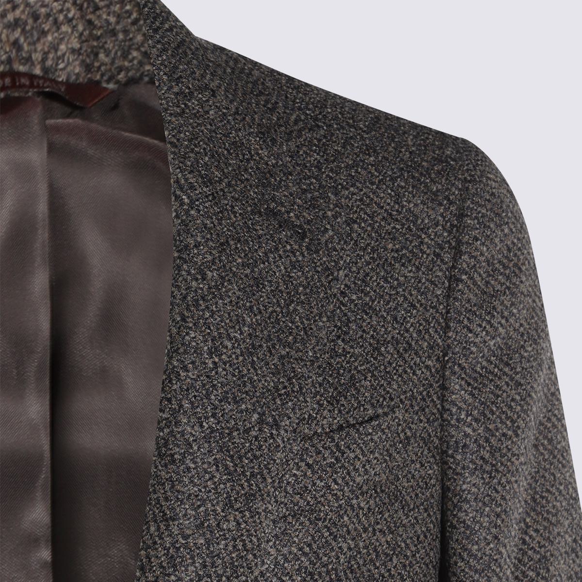Grauer Blazer aus Wolle von Canali