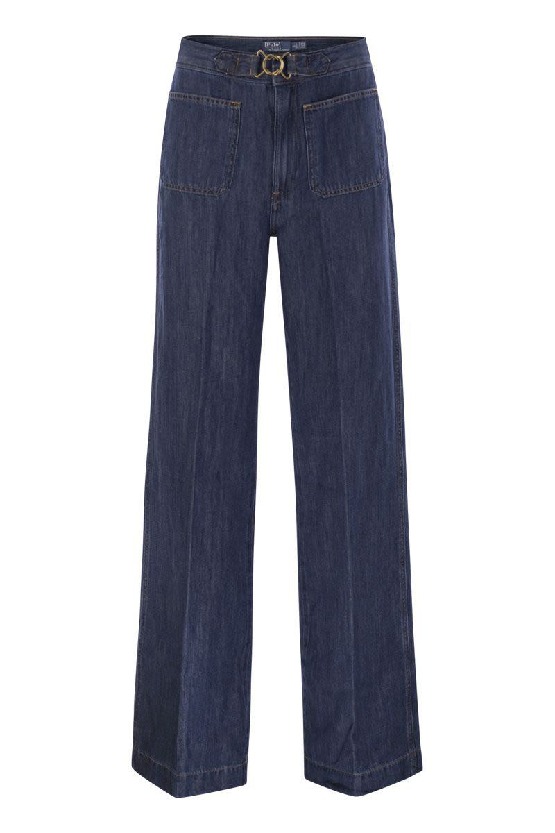 Polo Ralph Lauren – Jeans mit weitem Bein und Schlaghose