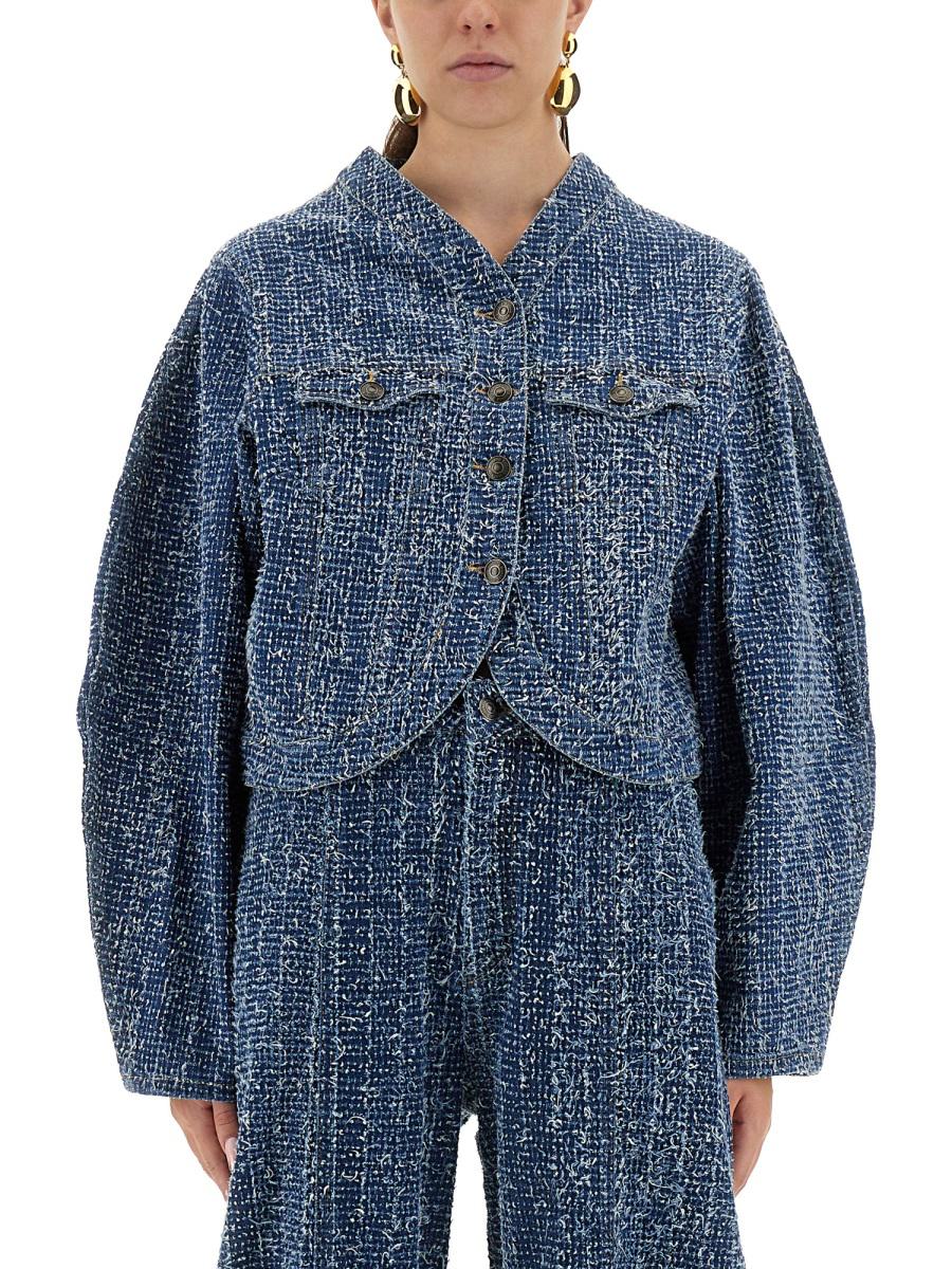 Rotate Birger Christensen Jacke mit runden Ärmeln