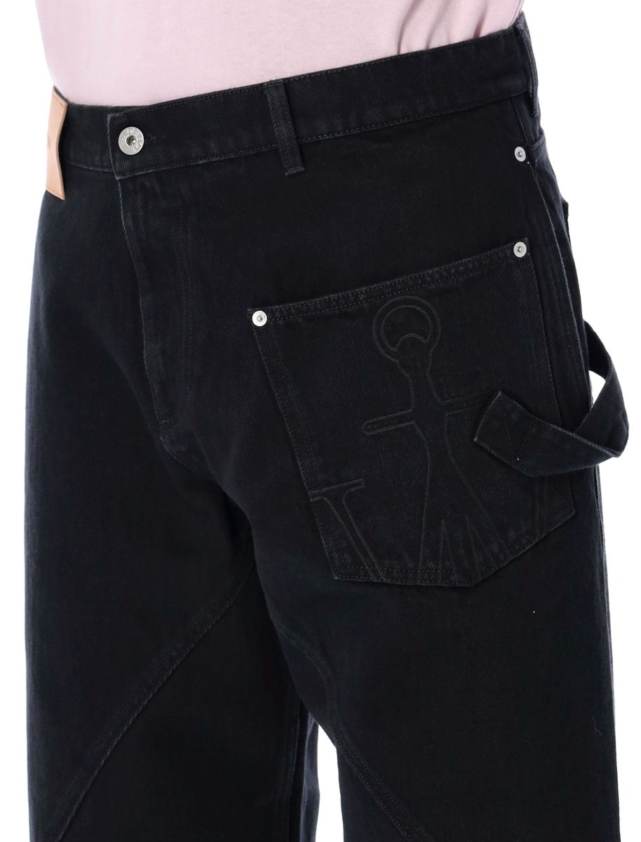 JW Anderson – Workwear-Jeanshose aus verdrehter Baumwolle