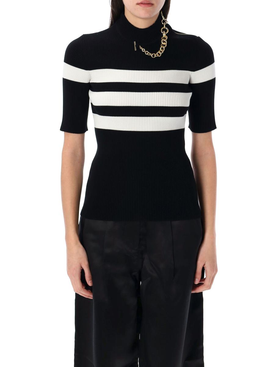 Jean Paul Gaultier Gestreiftes Strickoberteil