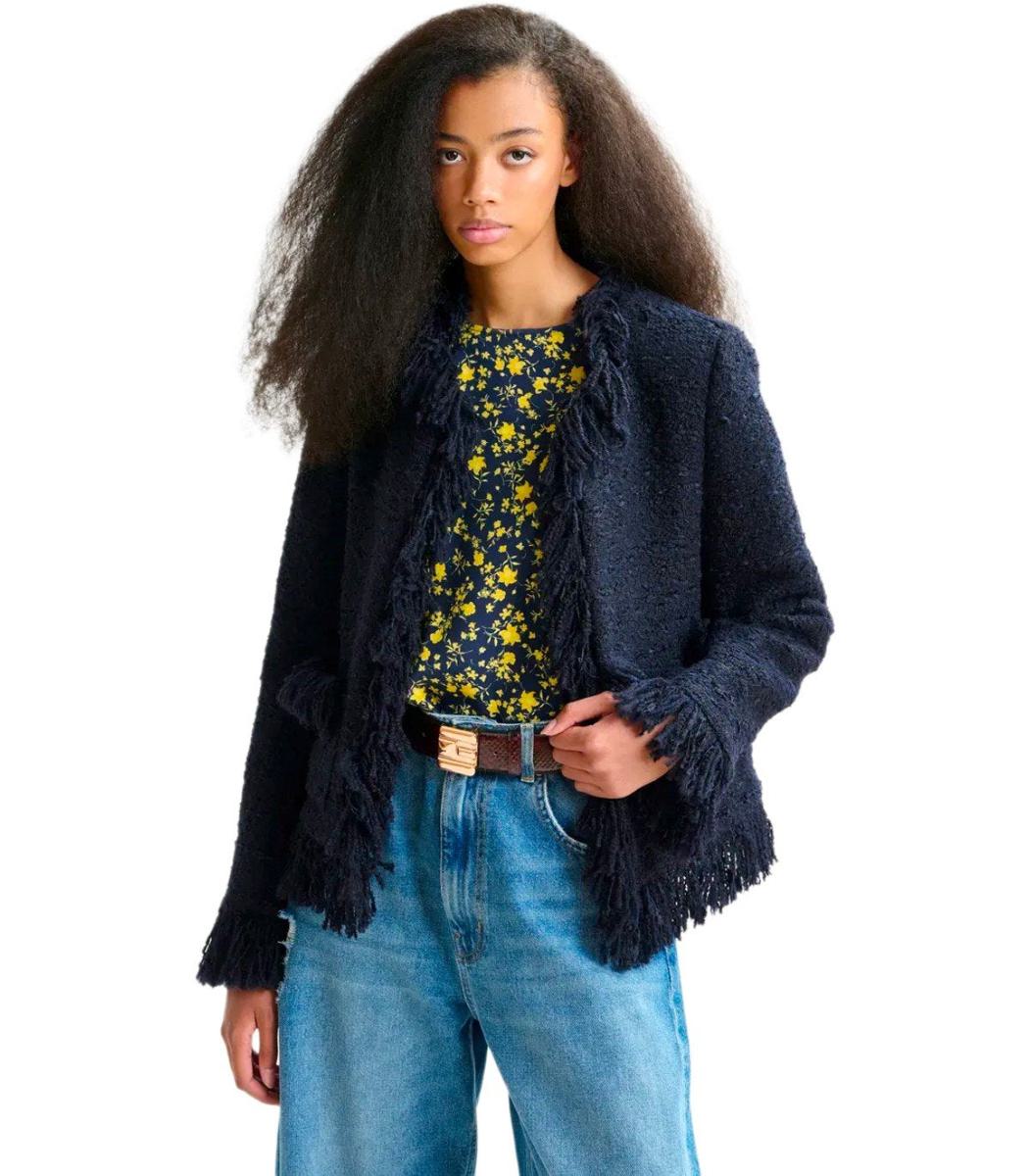 Essentiel Antwerp Iskra Marineblaue Jacke