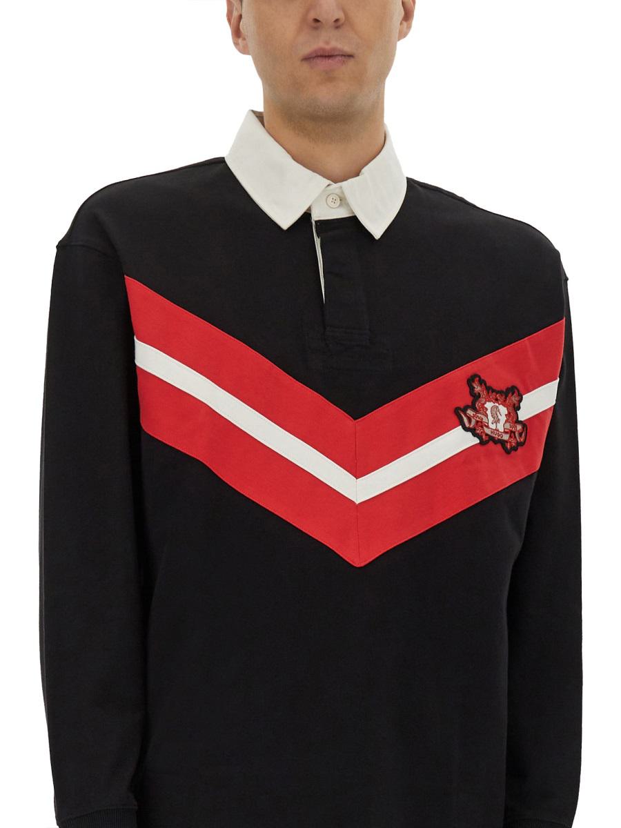 Hugo Boss – Poloshirt mit Logo im College-Stil