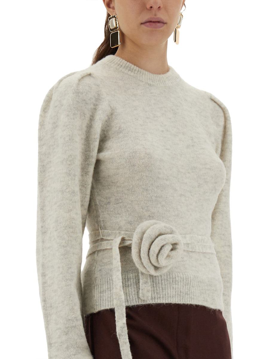 Rotate Birger Christensen – Netzstoff mit Blumendetail