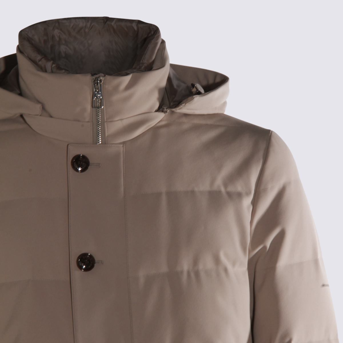 Beige Daunenjacke Montecore