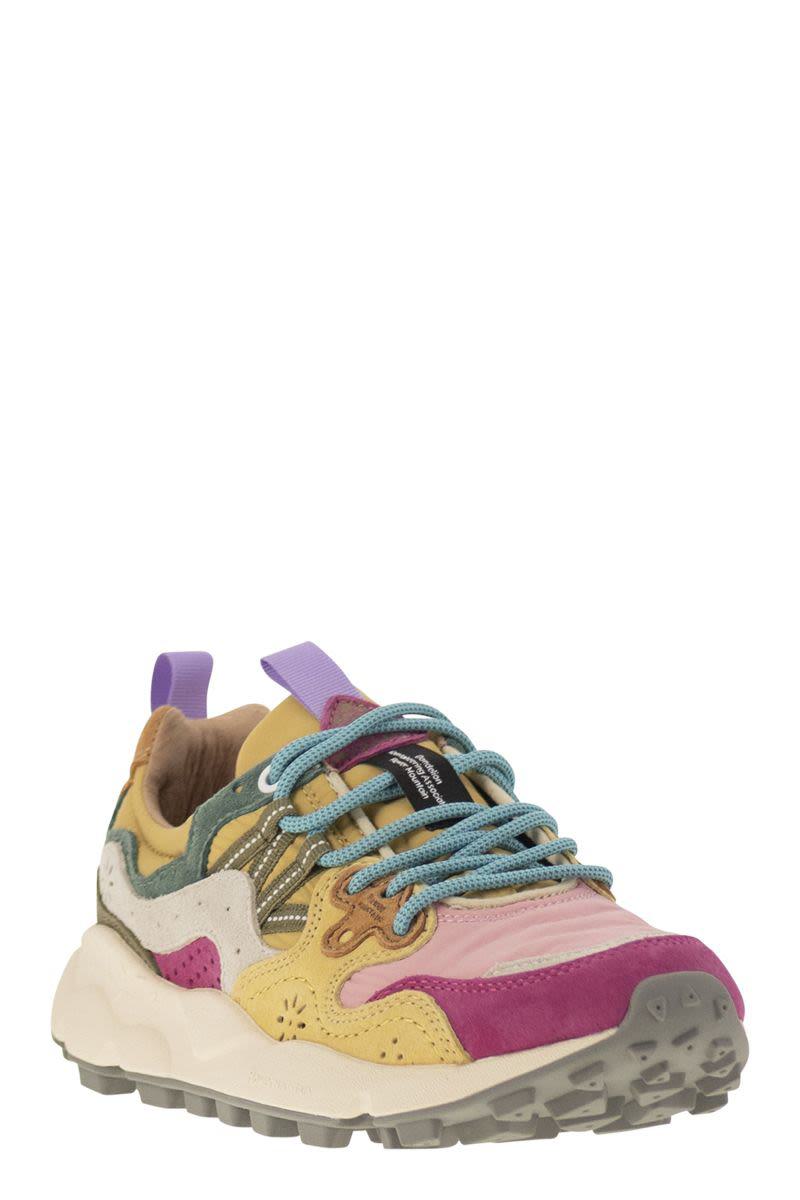 Flower Mountain Yamano 3 - Sneakers aus Wildleder und Funktionsgewebe