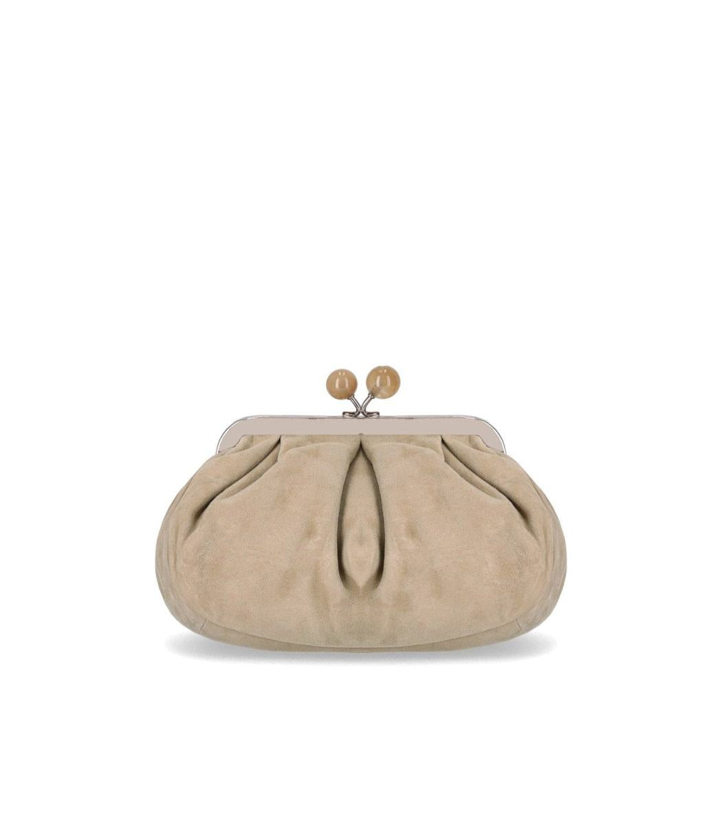 Weekend Max Mara Pasticcino Valois Kleine beige Clutch
