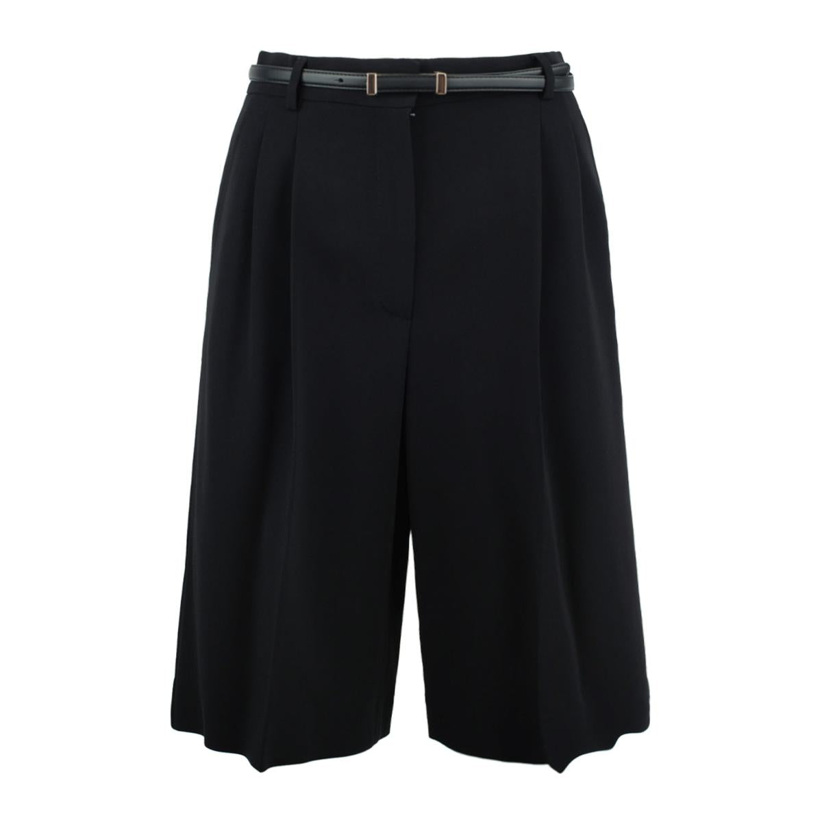 Max Mara – Schwarze Cady-Bermudashorts