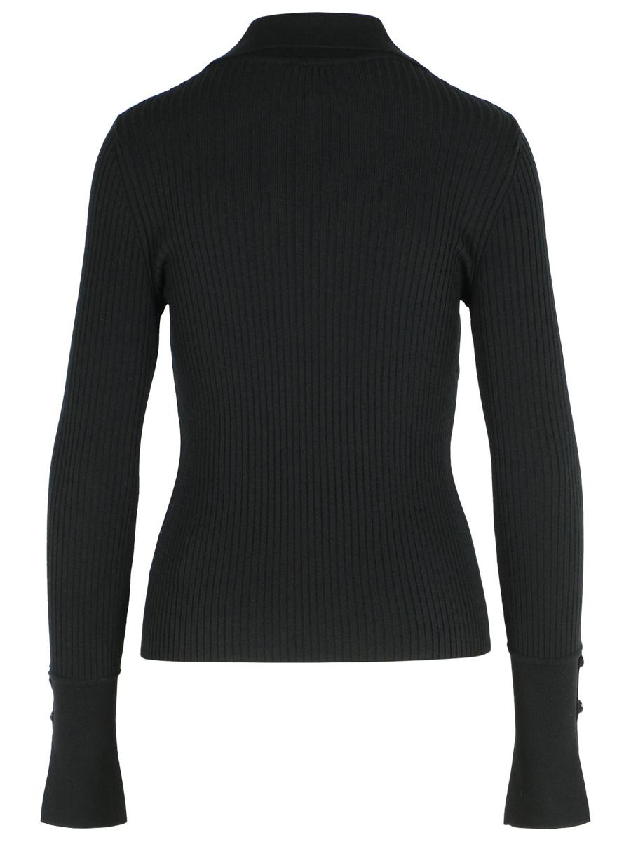 Courrèges – Schwarzer Pullover aus Polyestermischung