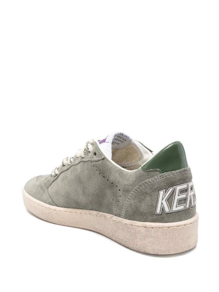 Golden Goose Ballstar Wildleder Obermaterial Spitze und Sporn Leder Stern und Ferse