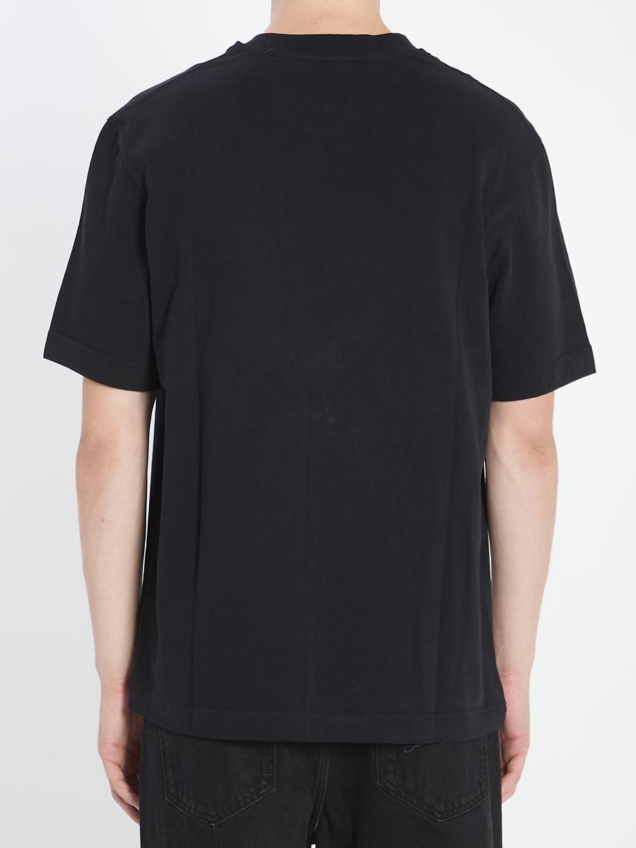 T-Shirt aus Grosgrain