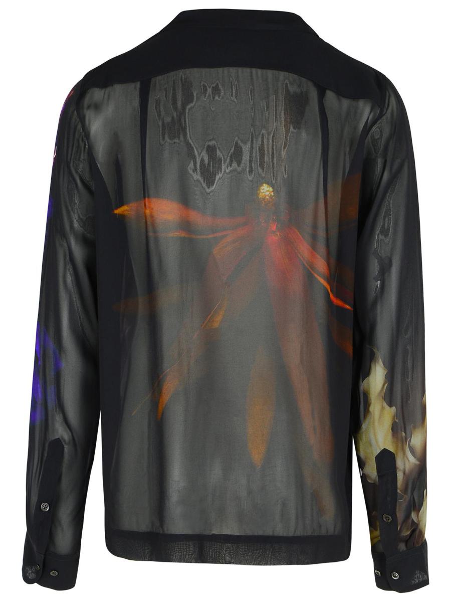 Schwarzes Viskosehemd „Carly“ von Dries Van Noten