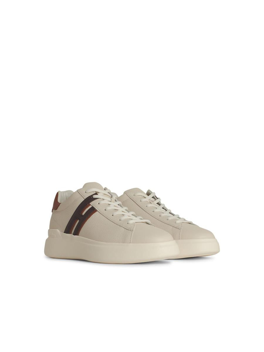 Hogan „H583“ Weiße Ledersneaker