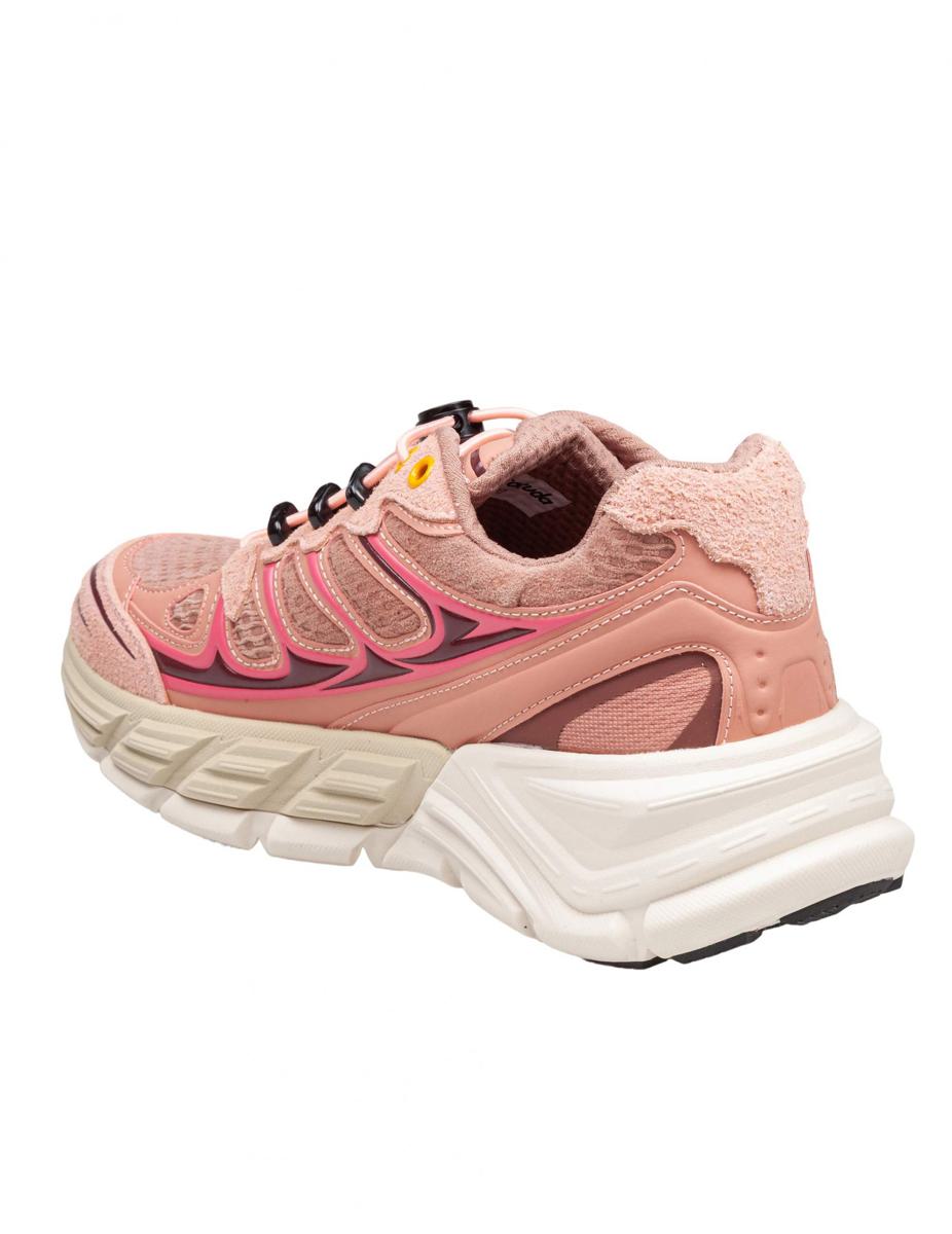 Barracuda Round-One Sneakers aus Funktionsgewebe und Wildleder