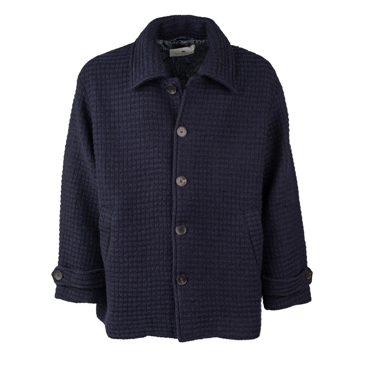 Etro Blaue Strickjacke