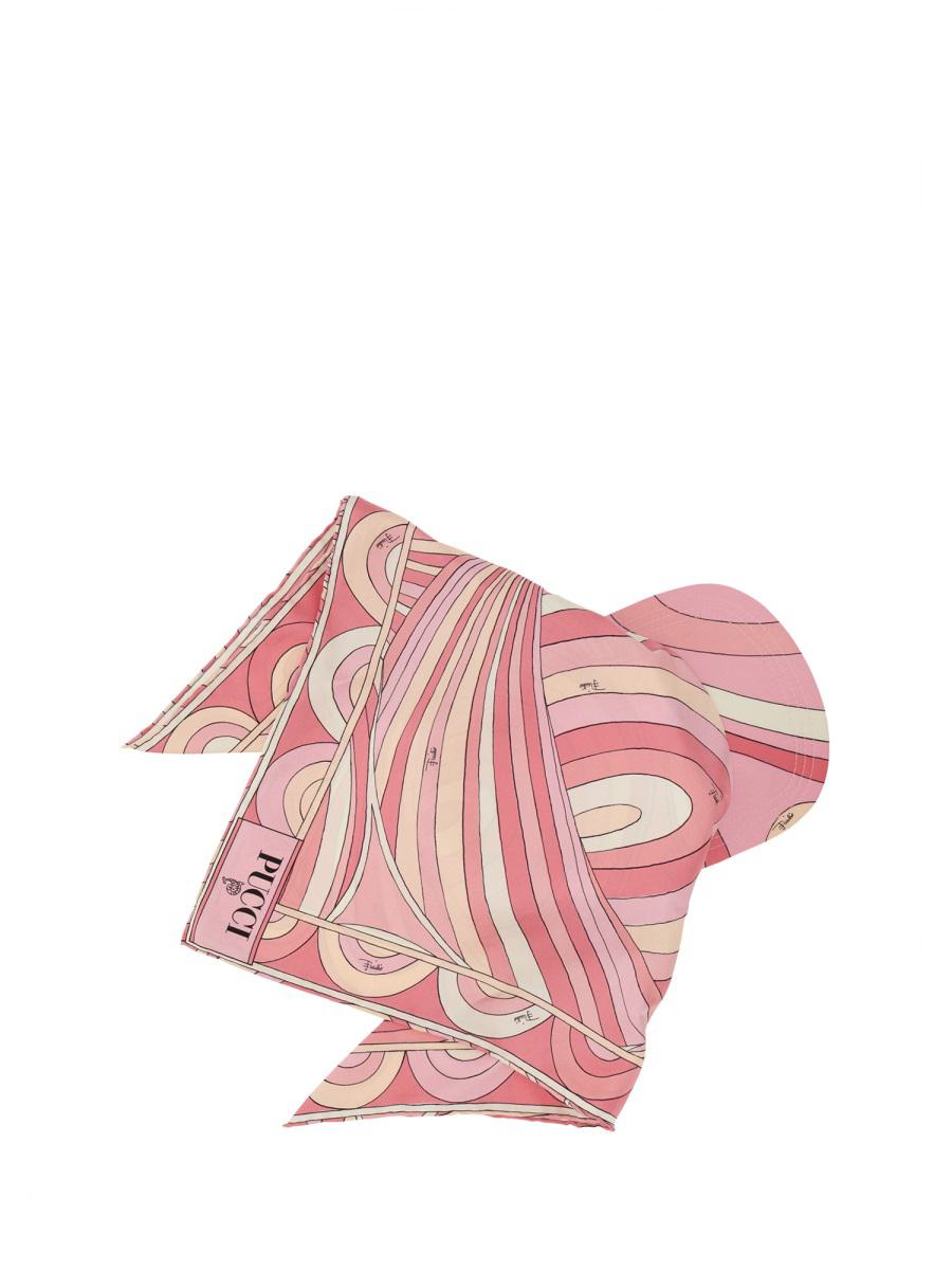 Pucci Visier mit Schal
