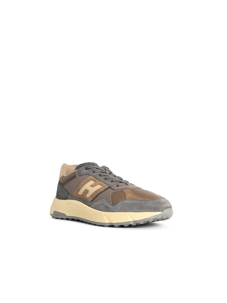 Hogan „Hyperlight“ Mehrfarbige Ledersneaker