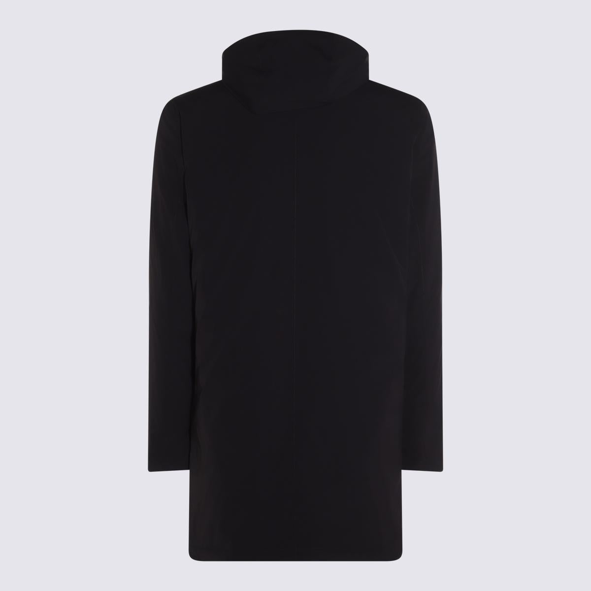 Herno Marineblaue Daunenjacke