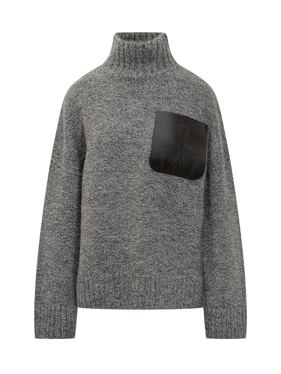 JW Anderson – JW Anderson – Pullover mit Ledertasche