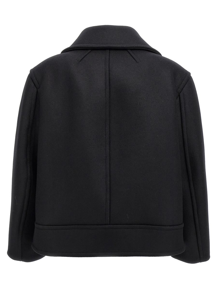 Saint Laurent – Übergroßer Caban-Mantel