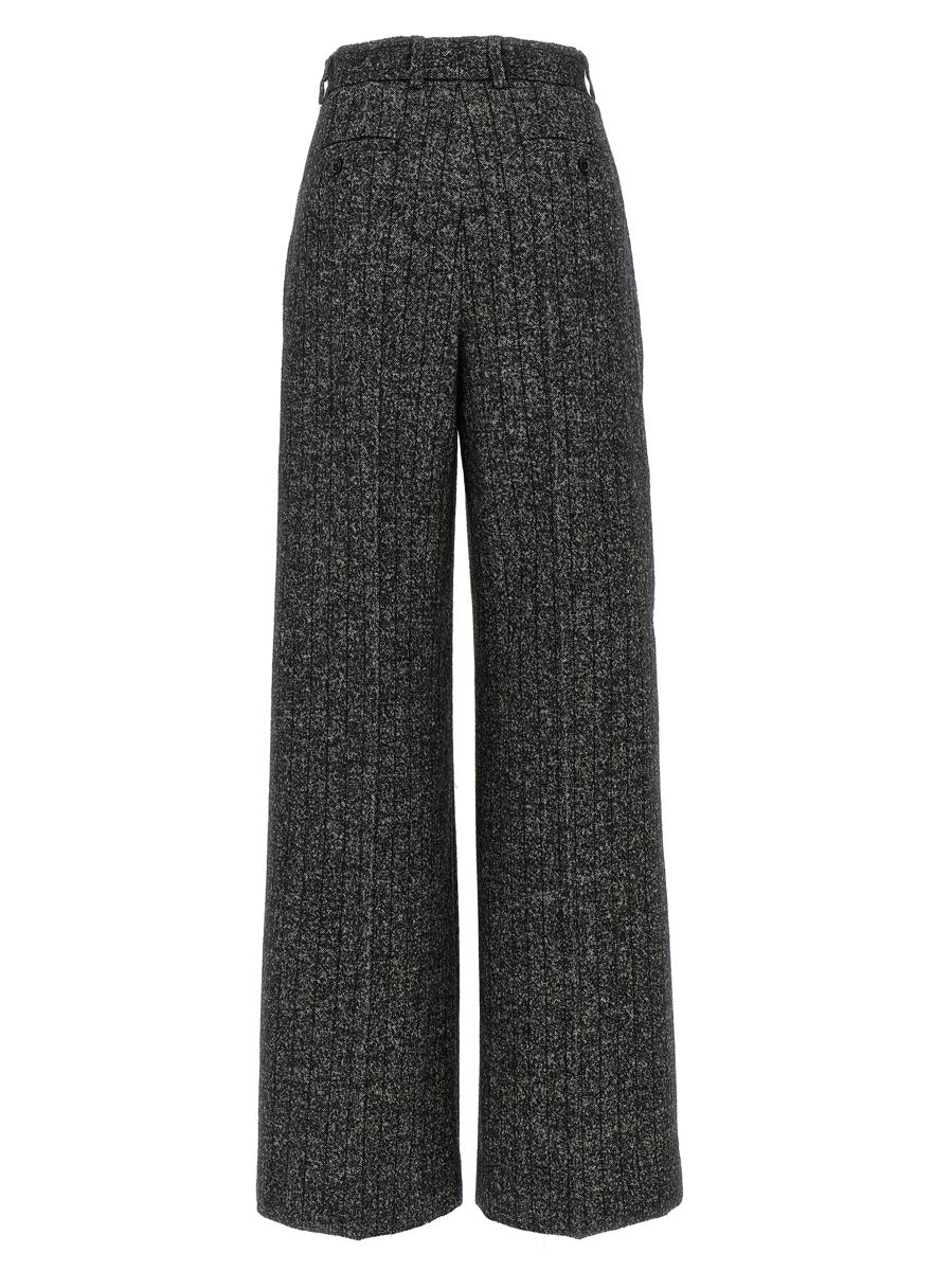 Dolce & Gabbana gestreifte Wollhose