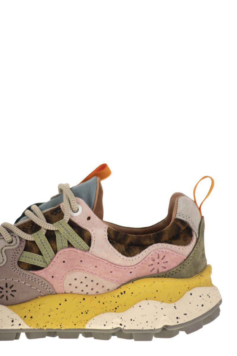 Flower Mountain Yamano 3 - Sneakers aus Wildleder und Funktionsgewebe