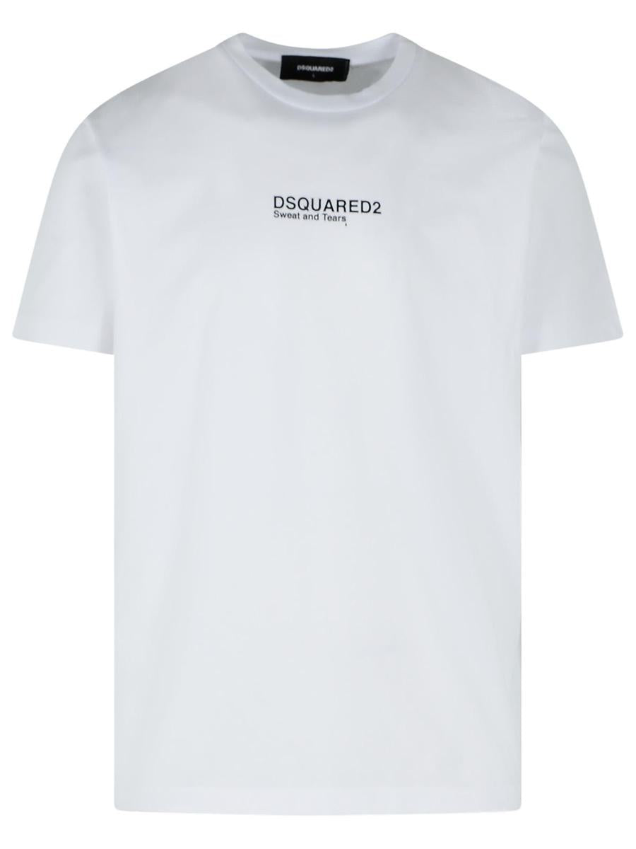 DSQUARED2 Weißes Baumwoll-T-Shirt