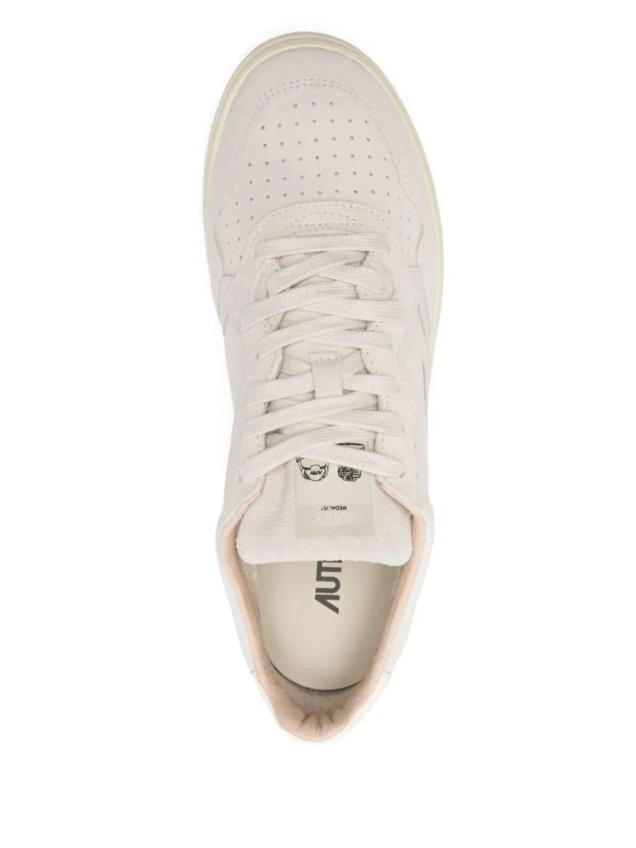 Autry „Medalist Low“ Wildleder-Sneakers