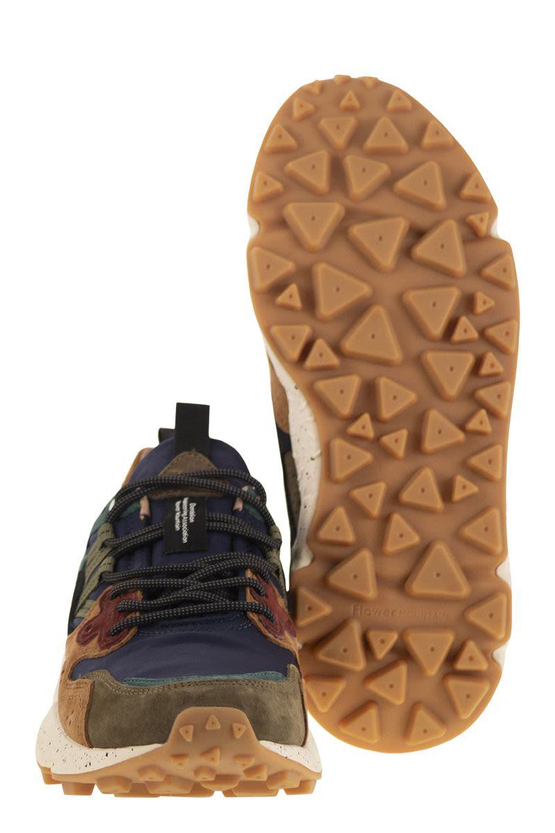 Flower Mountain Yamano 3 - Sneakers aus Wildleder und Funktionsgewebe