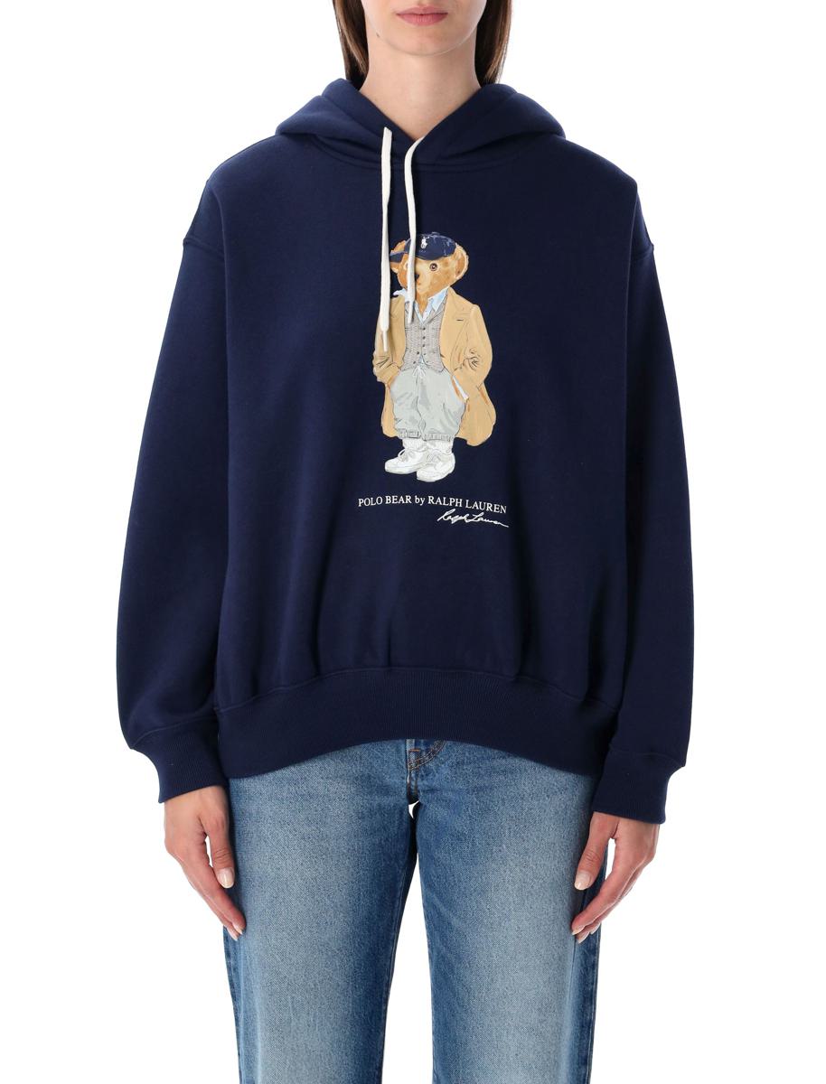 Polo Ralph Lauren Polo Bear Fleece-Kapuzenpullover, Marineblau