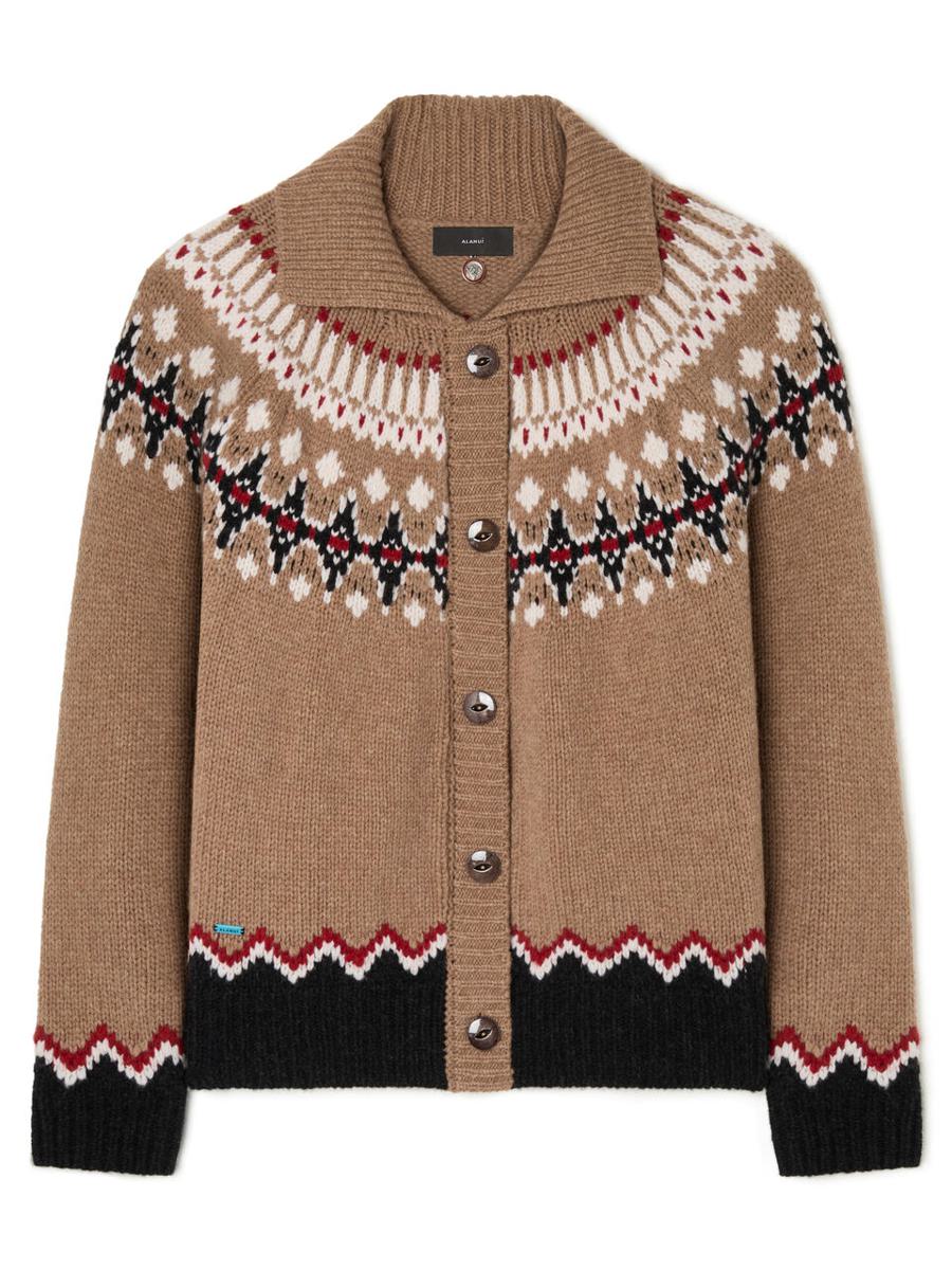 Alanui Sweet Winterjacke Camel/Multicolor