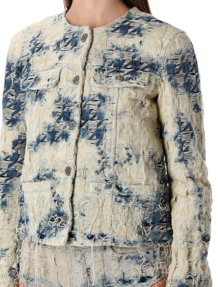 Diesel – Jeansjacke im Used-Look