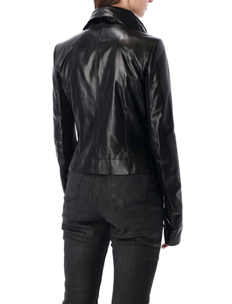 Rick Owens Lammlederjacke