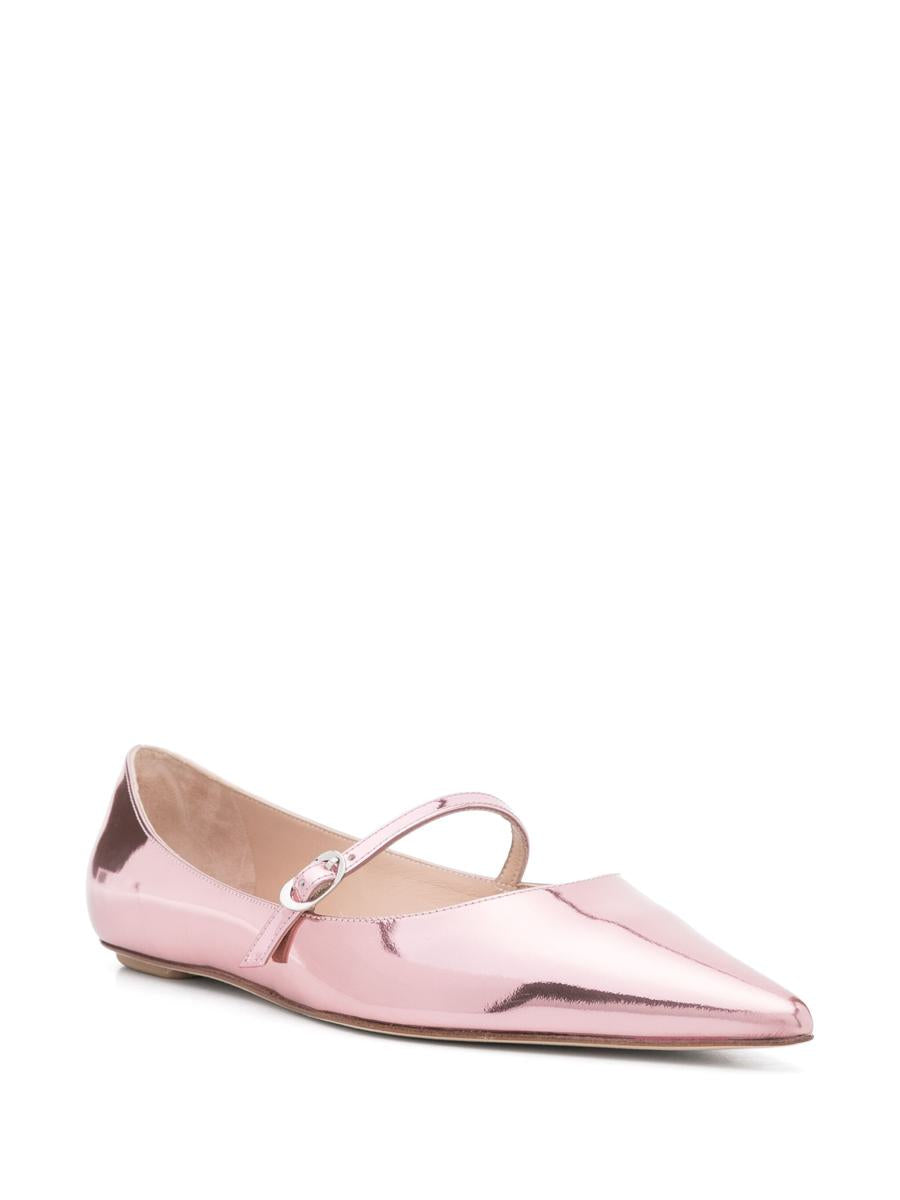Stuart Weitzman Emilia Mary Jane Flache Schuhe