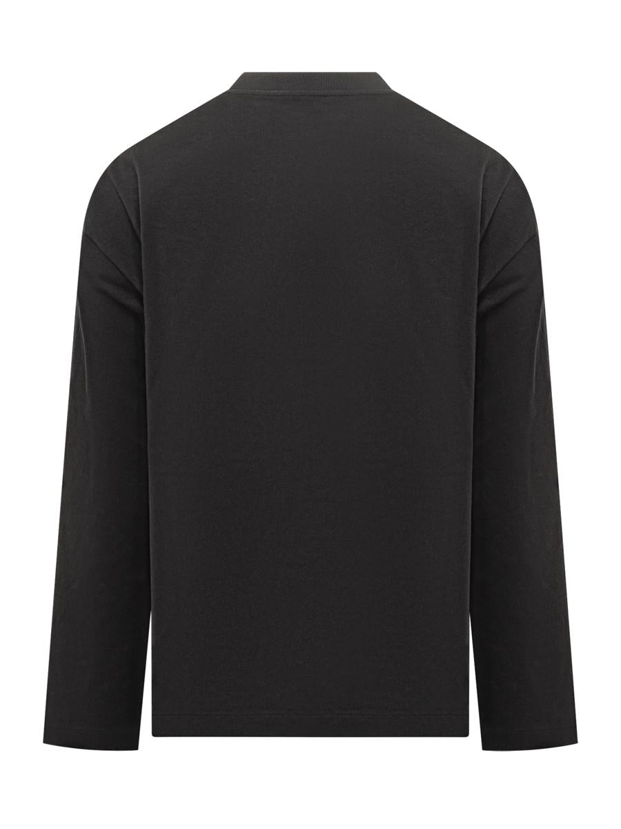 Jil Sander Jil Sander Schwarzes Langarm-T-Shirt