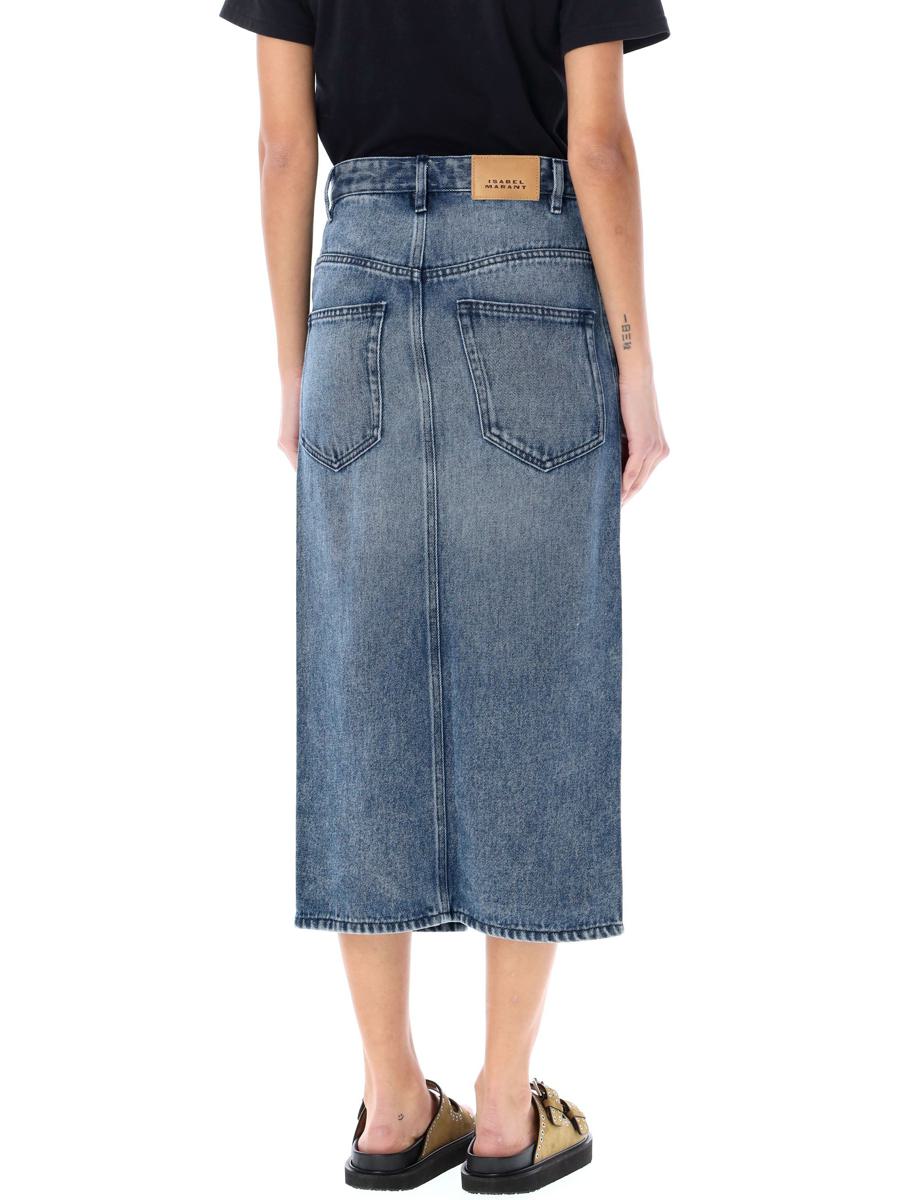 Isabel Marant Étoile Tilaura Midi-Jeansrock