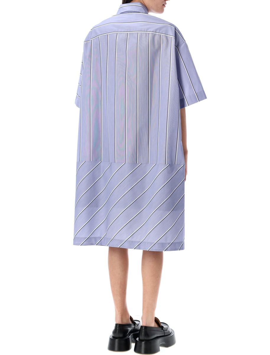 JW Anderson Hemdkleid mit Stufensaum