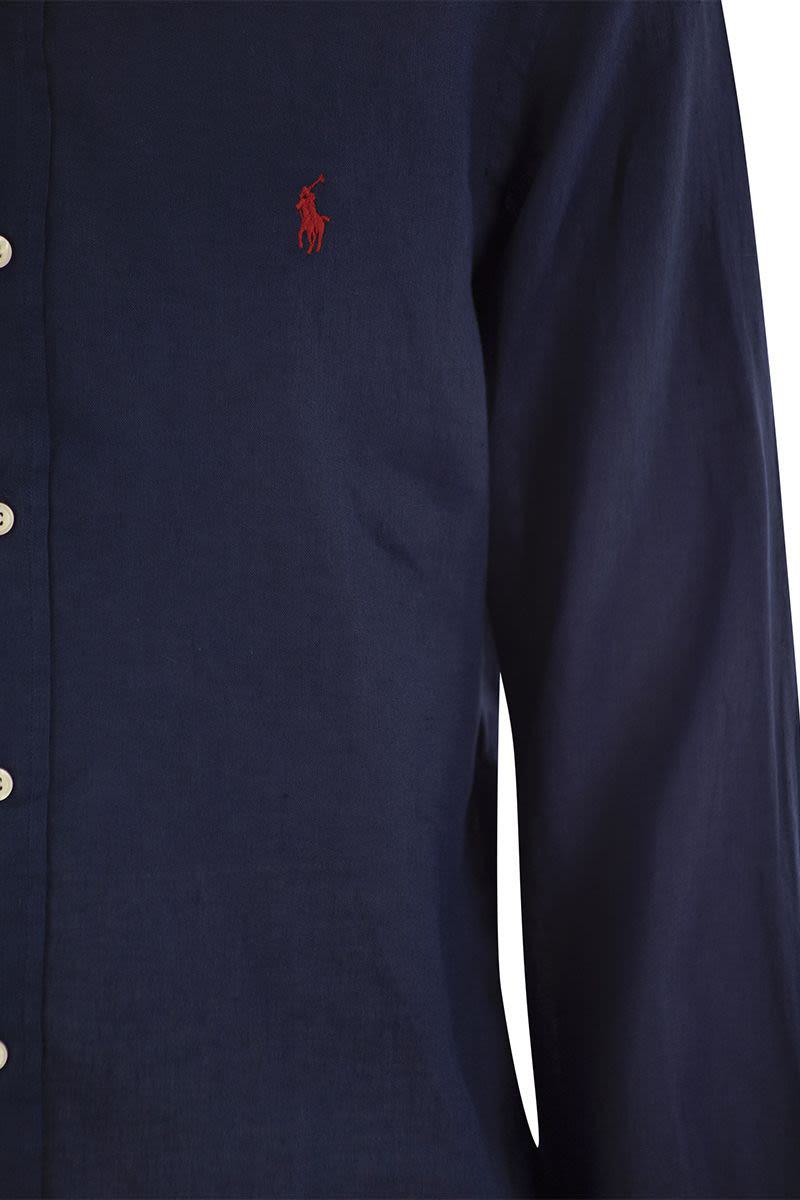 Polo Ralph Lauren Leinenhemd im Custom-Fit