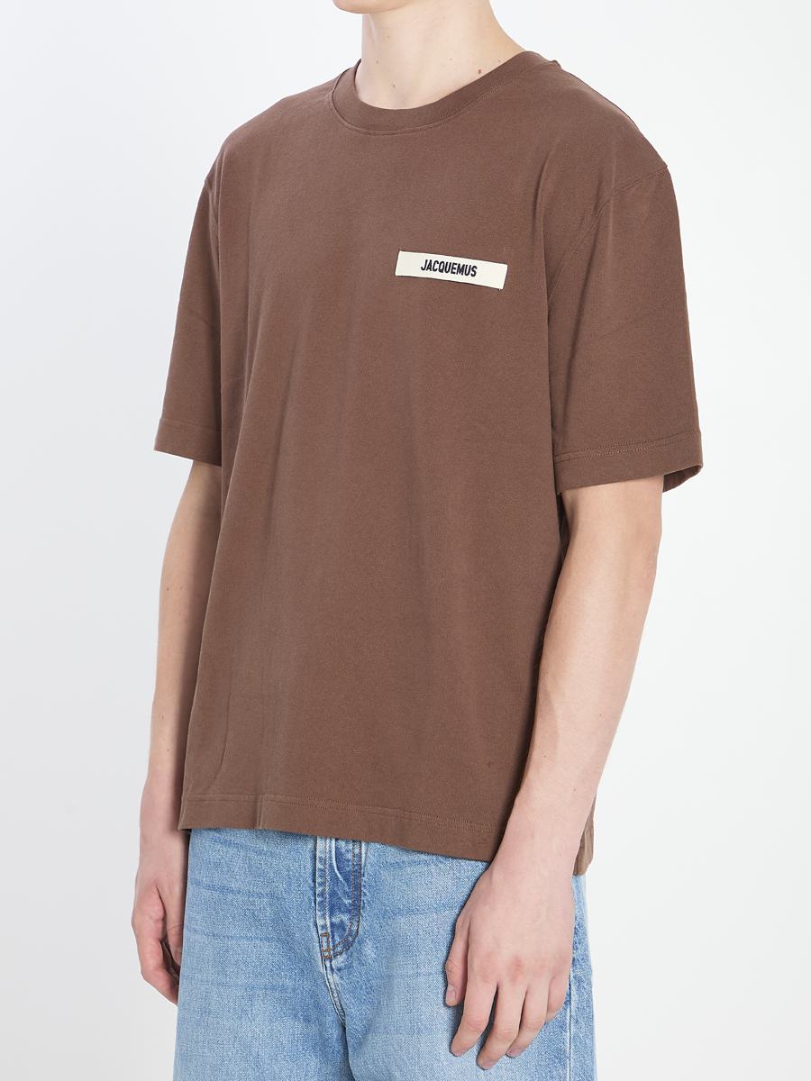 T-Shirt aus Grosgrain