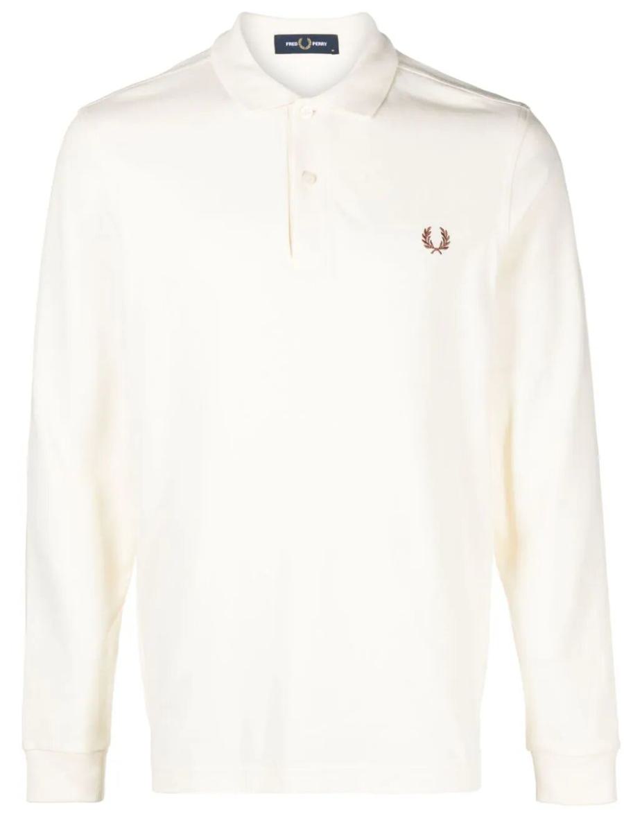 Fred Perry Fp Langarm Plain Shirt Kleidung
