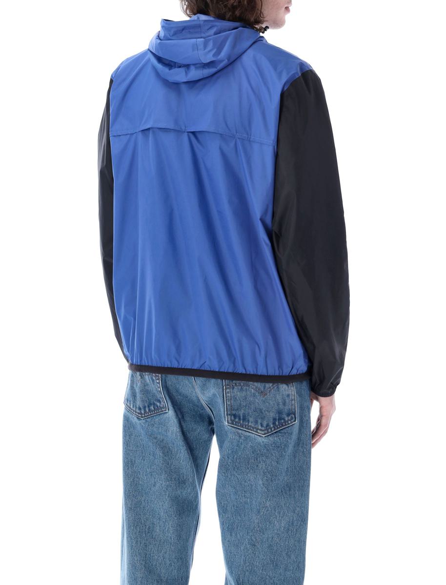 Comme Des Garçons Play – Zweifarbige, wasserdichte Kapuzenjacke