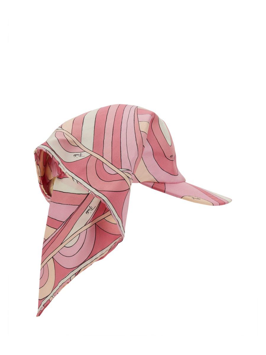 Pucci Visier mit Schal