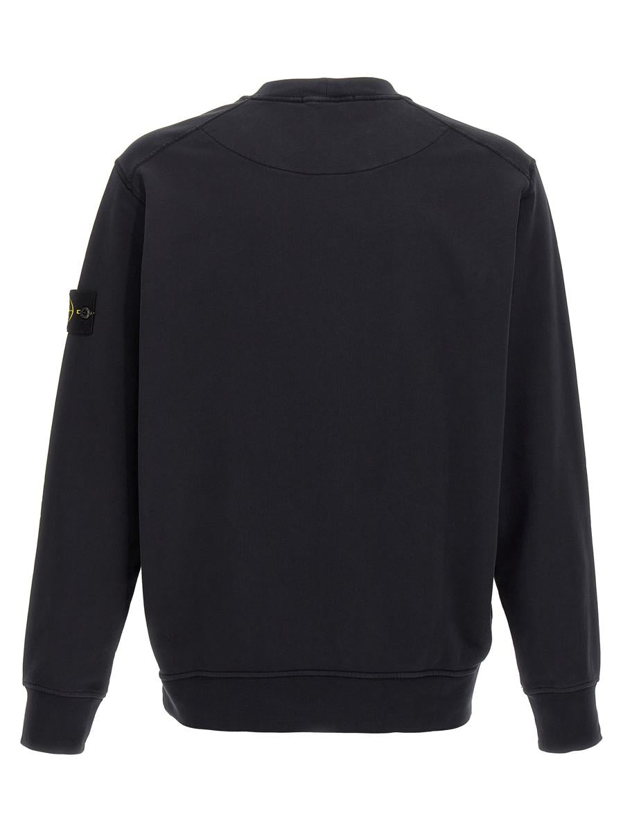 Sweatshirt mit Logo-Aufnäher von Stone Island