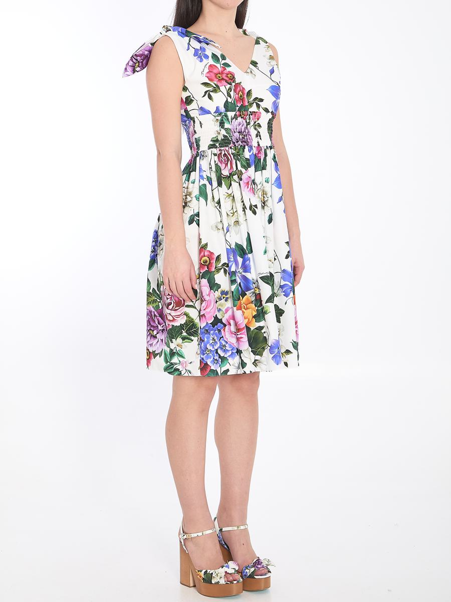 Midikleid mit Blumenmuster