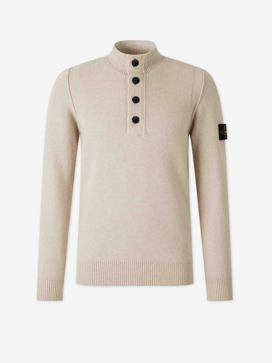 Stone Island-Trikot mit hohem Kragen